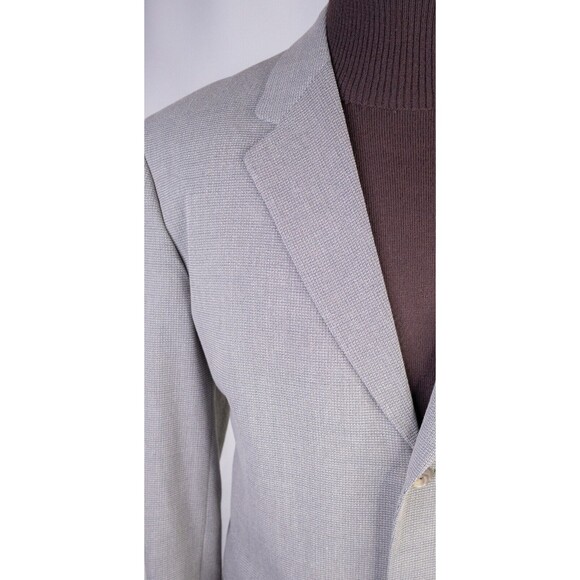 Calvin Klein Sport Coat Three Button Sz 44L Cotton/Wool Jacket Blazer USA Made - Picture 5 of 16